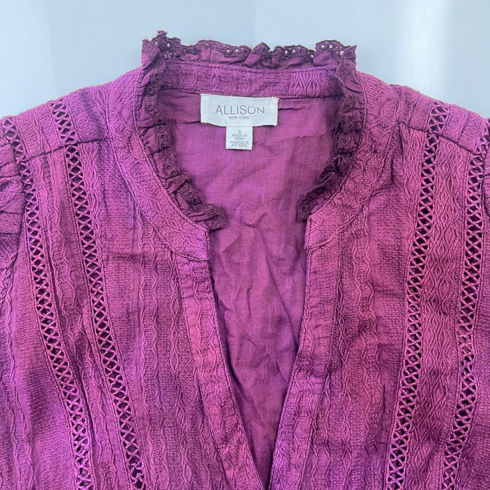 Allison New York Ruffled Dress N218-25 - Picture 5 of 10